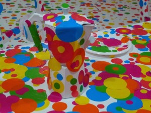 Yayoi Kusama's interactive "Obliteration Room"