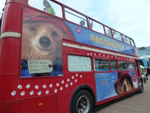 Paddington-Bus auf der Frankfurter Buchmesse