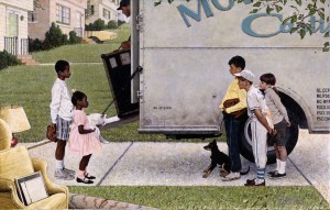 Norman Rockwell: New Kids in the Neighborhood