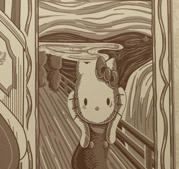 Edvard Munch and Hello Kitty