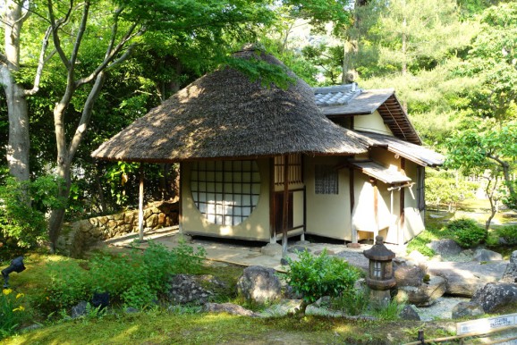 Teahouse, designed by Sen-ni-Rikyu