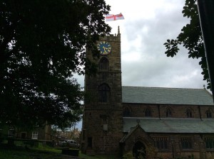 Haworth: die Kirche, in der der Vater der Brontë-Schwestern Pfarrer war