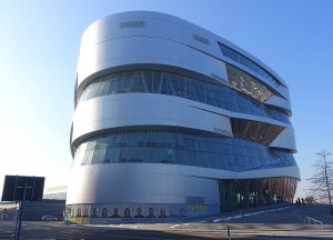 Das Mercedes-Benz Museum in Stuttgart