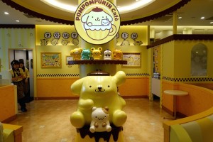 Dedicated to the Sanrio character of Pompompurin: the Pompompurin Café in Harajuku, Tokyo