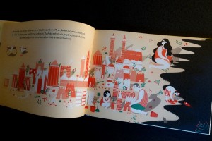 Bilderbuchtipp: "Die Flucht" von Francesca Sanna, NordSüd Verlag