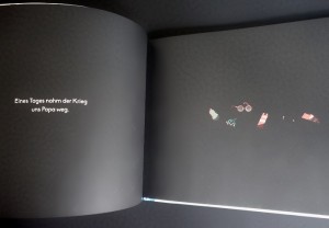 Wie stellt man Krieg im Kinderbuch dar? Aus Francesca Sannas Bilderbuch "Die Flucht"