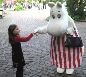 Moominmama at the Moominworld in Naantali, Finland