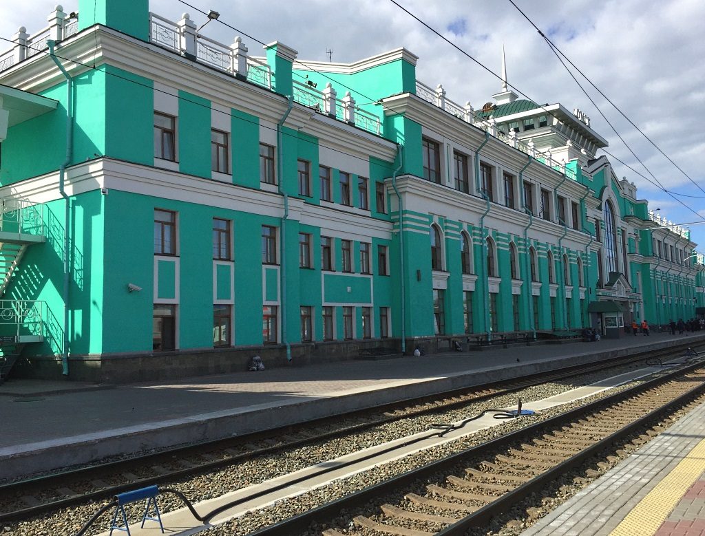 Omsk train station