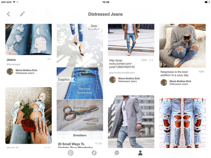 Distressed Jeans