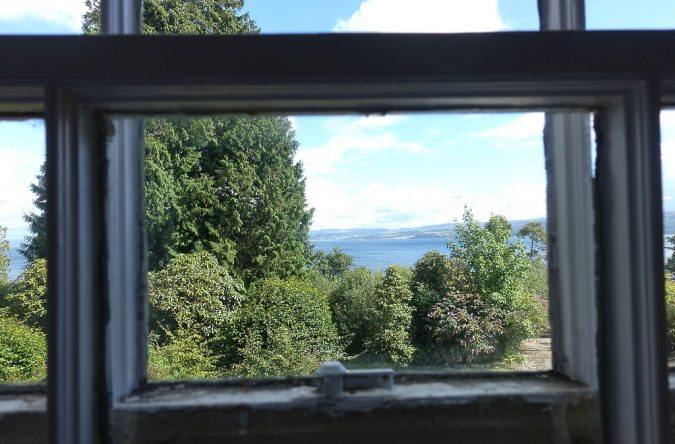 Stonefield Castle: Loch Fine view