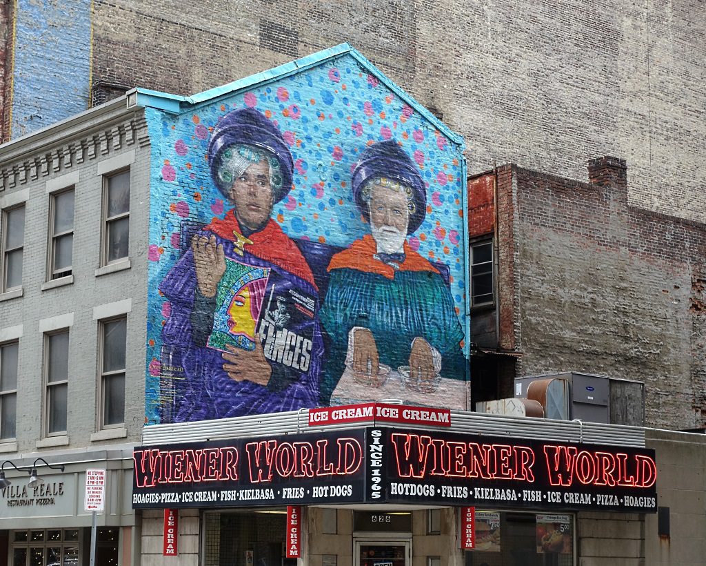 Pittsburgh mural "Two Andys"