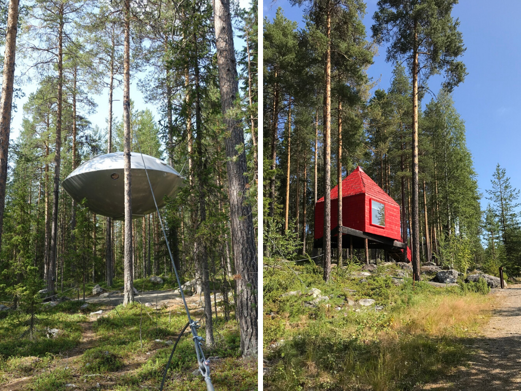 Treehotel in Schweden: Architektur