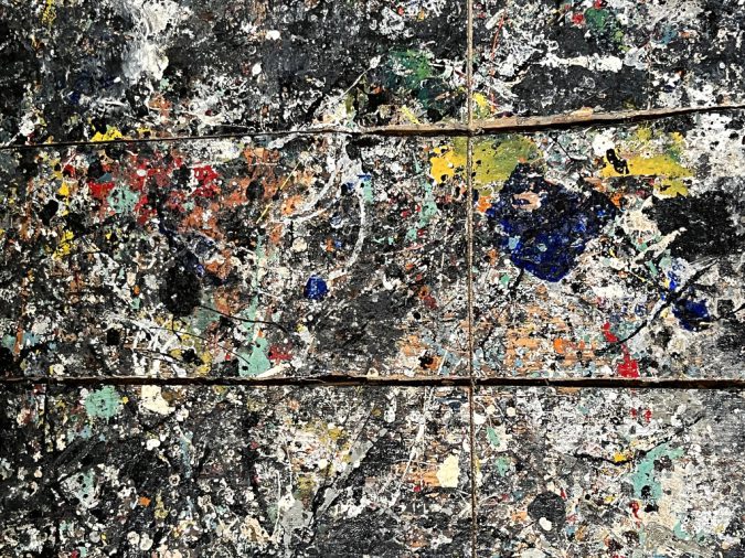 Jackson Pollock Studio floorboards
