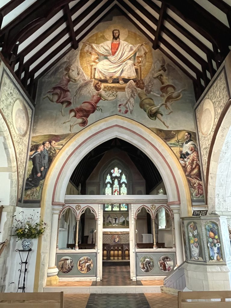 Berwick Church, painted by Bloomsbury Artists
