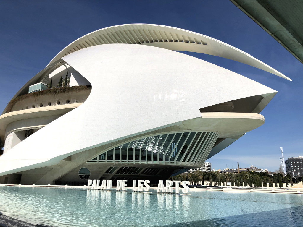 Valencia mit Teenagern: Architektur von Santiago Calatrava