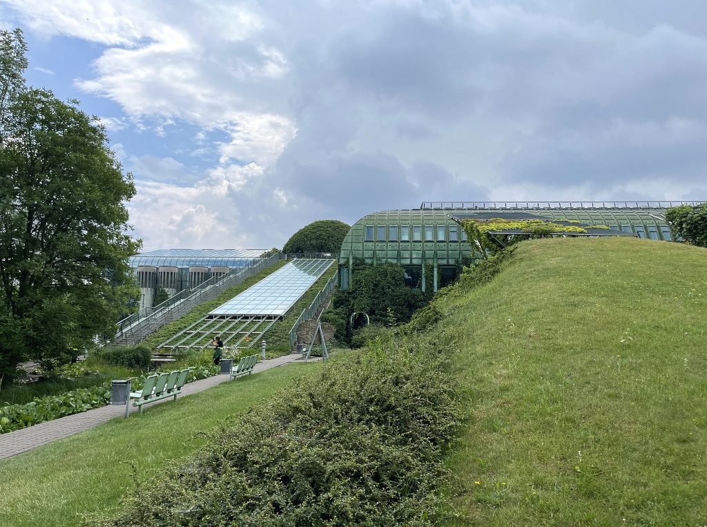 Warschau Garten Unibibliothek