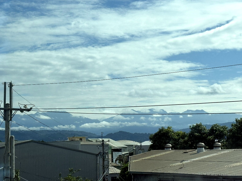Taiwan Reise: Berge im Nebel